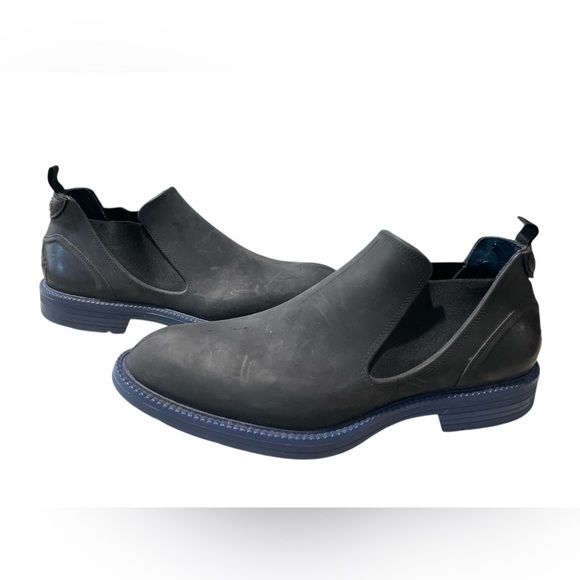 ishu Other - Ishu Mens Ankle Black Rain boots Rubber
ITALY Waterproof Shoes